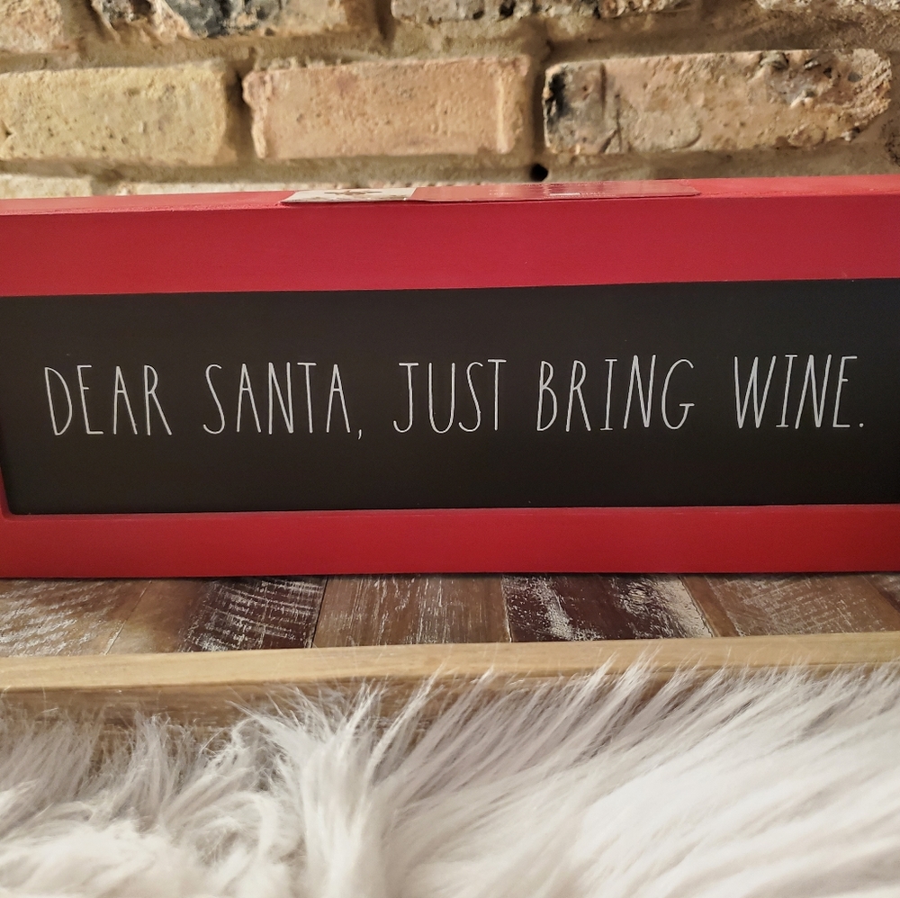 Rae Dunn DEAR SANTA Sign